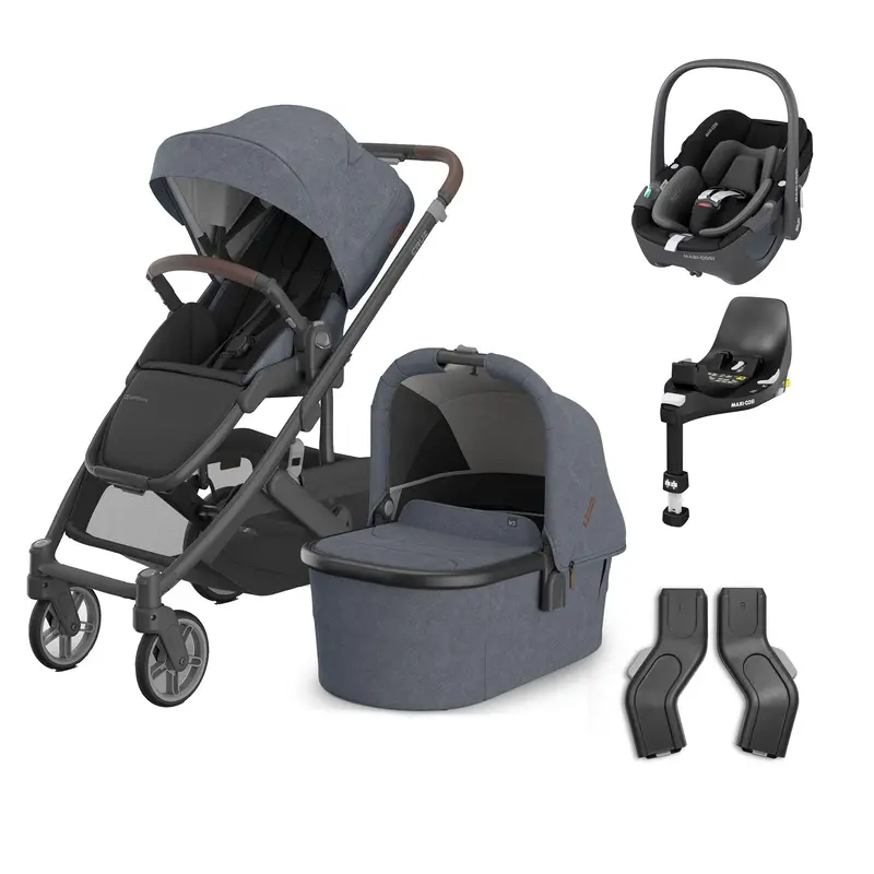 Uppababy Cruz V3 Complete Maxi-Cosi Travel System In Julian 2