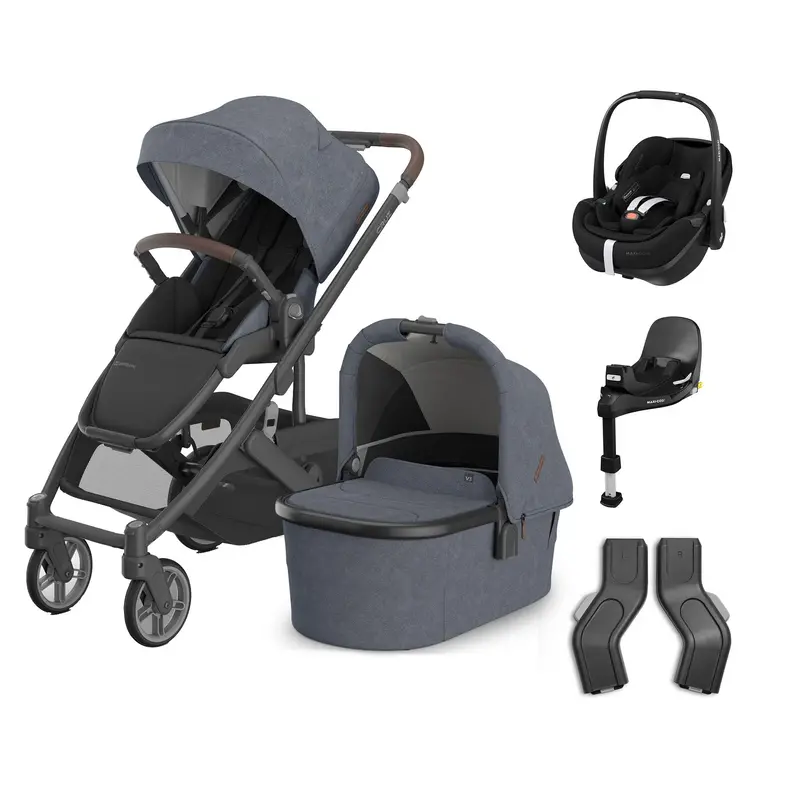 Uppababy Cruz V3 Complete Maxi-Cosi Travel System In Julian 3