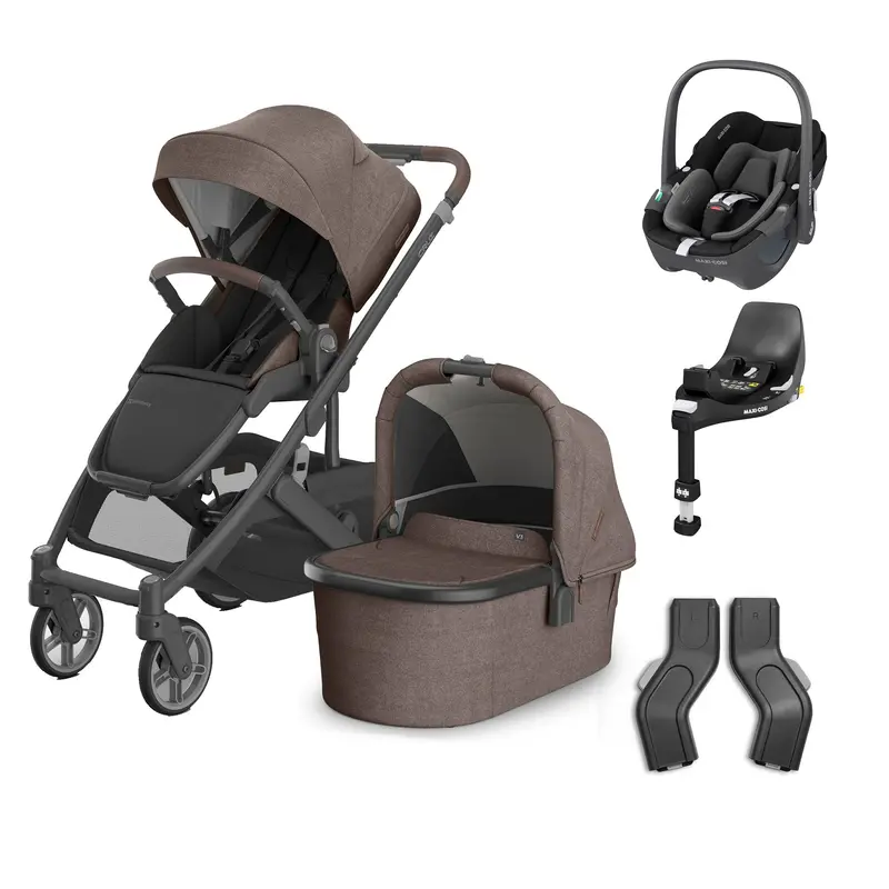 Uppababy Cruz V3 Complete Maxi-Cosi Travel System In Owen 2