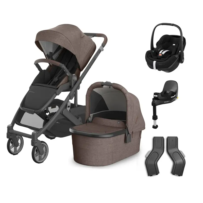 Uppababy Cruz V3 Complete Maxi-Cosi Travel System In Owen 3