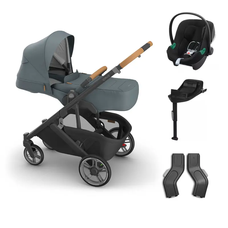 Uppababy Cruz V3 Cybex Bundle + Infant Cover In Dillan 1