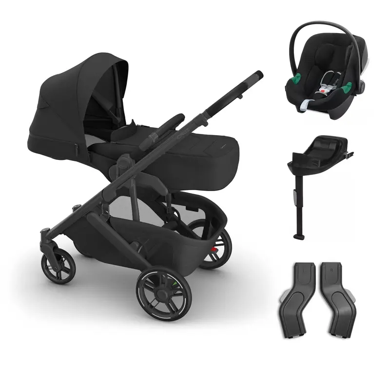 Uppababy Cruz V3 Cybex Bundle + Infant Cover In Jake 1