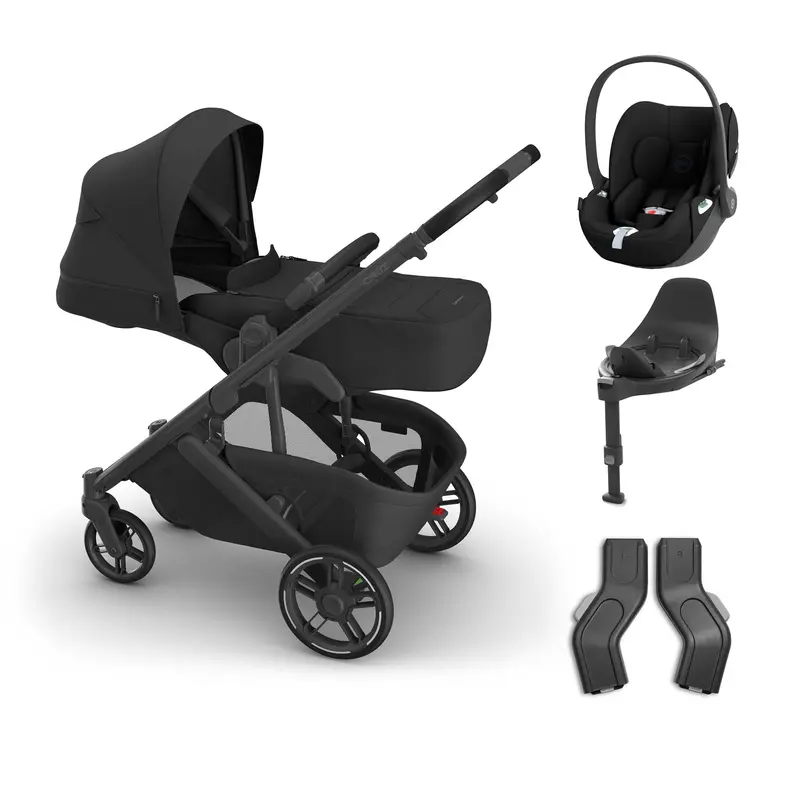 Uppababy Cruz V3 Cybex Bundle + Infant Cover In Jake 3