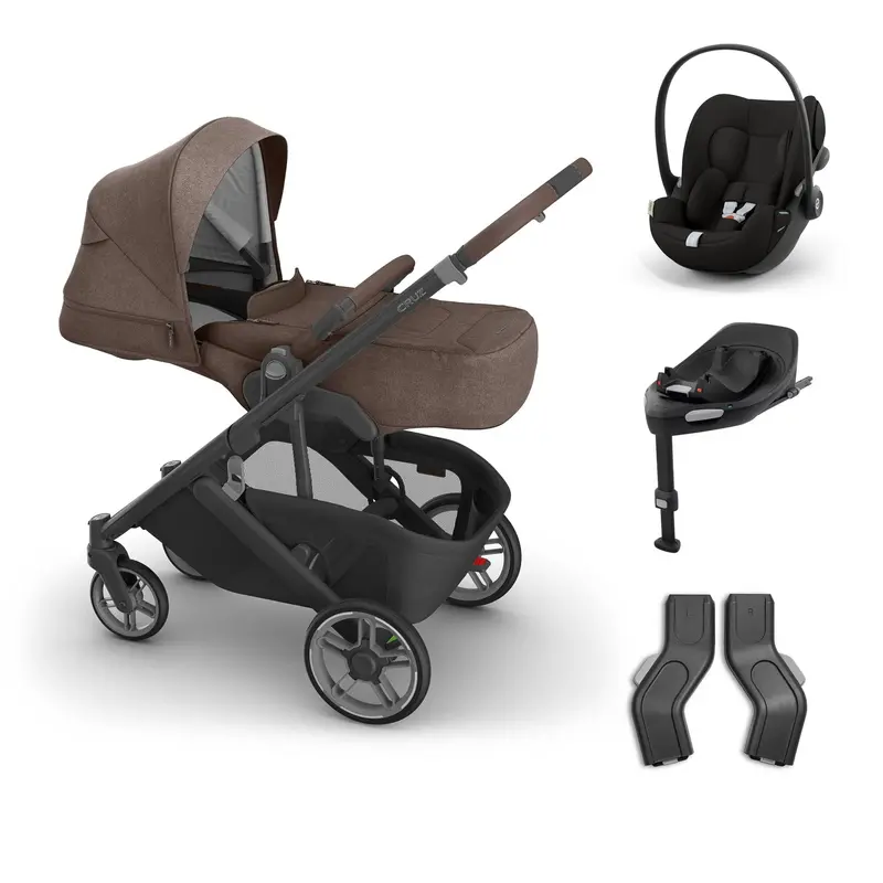 Uppababy Cruz V3 Cybex Bundle + Infant Cover In Owen 2