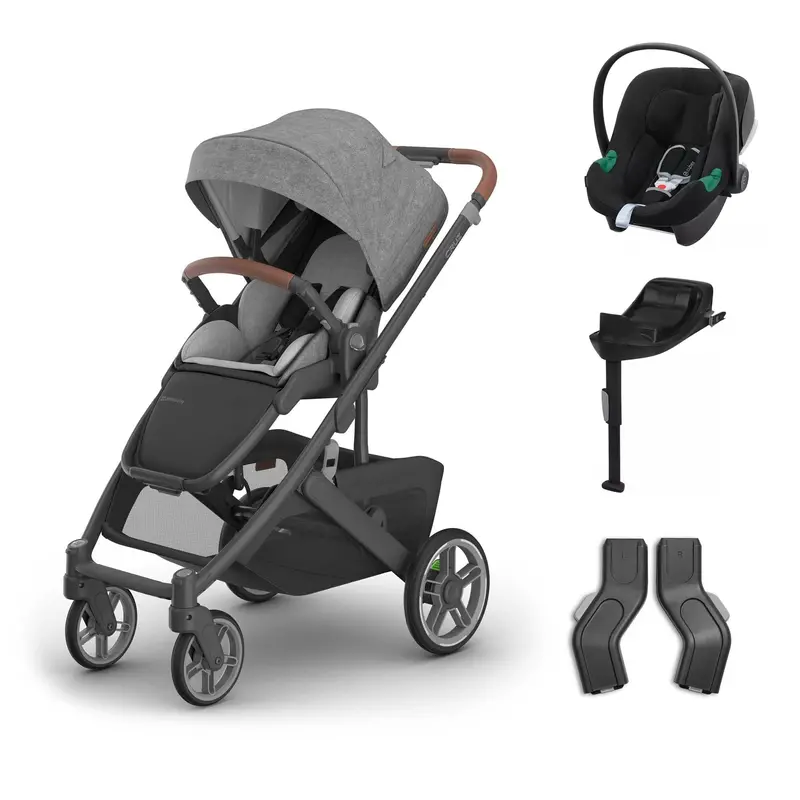 Uppababy Cruz V3 Cybex Travel System In Greyson 1