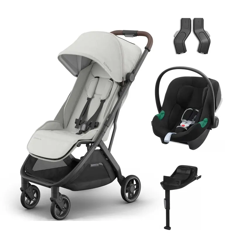 Uppababy Minu V3 Cybex Travel System In Savannah 1