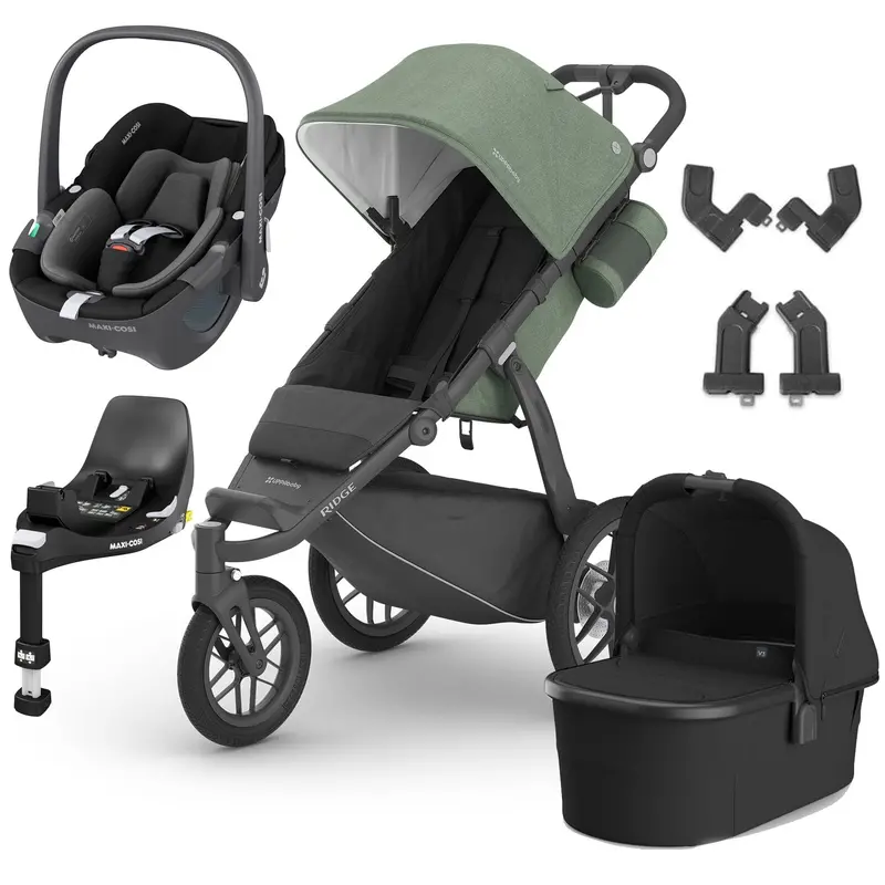 Uppababy Ridge Pebble 360 Travel System In Gwen 1