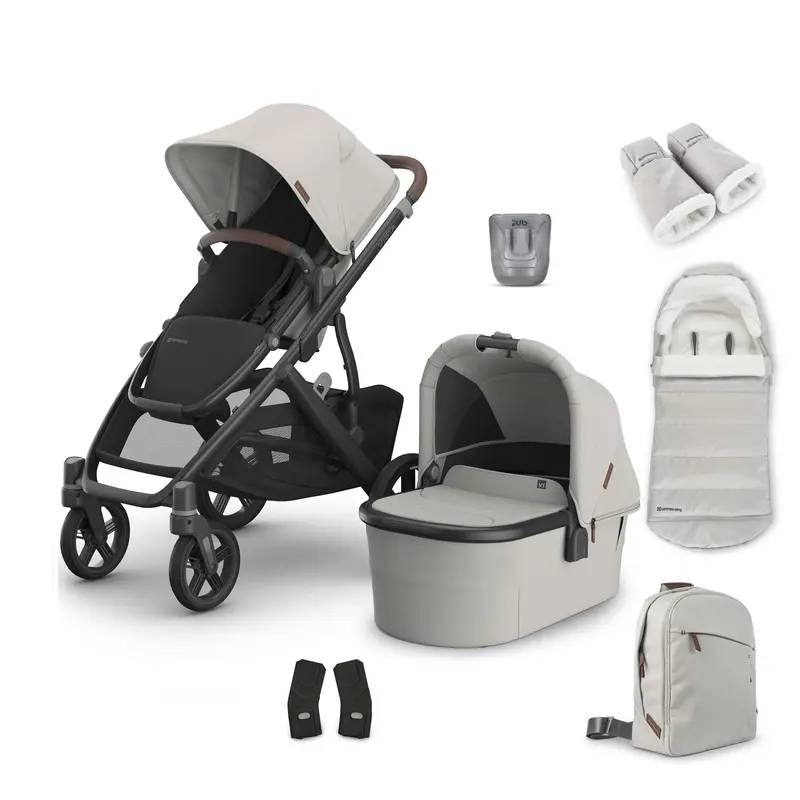 Uppababy Vista V3 Complete Bundle In Savannah 1