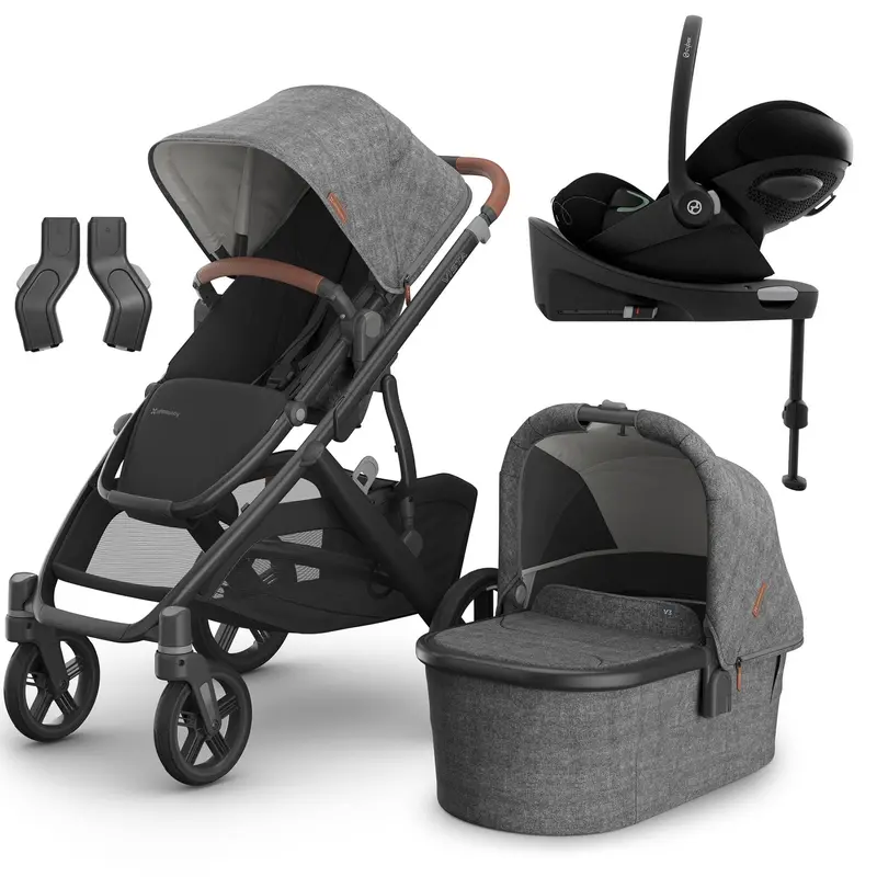 Uppababy Vista V3 Cybex Travel System In Greyson 2