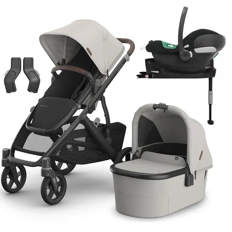 Uppababy Vista V3 Cybex Travel System In Savannah 1