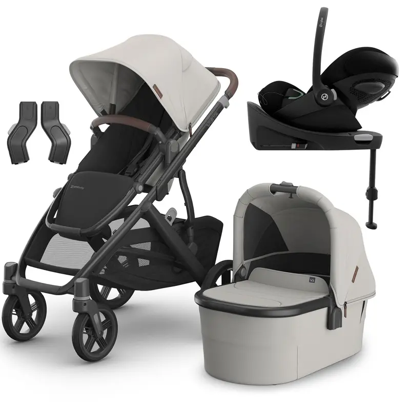 Uppababy Vista V3 Cybex Travel System In Savannah 2