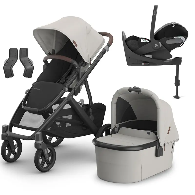 Uppababy Vista V3 Cybex Travel System In Savannah 3