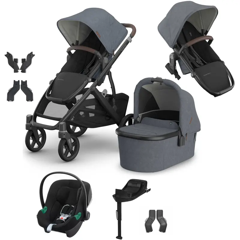 Uppababy Vista V3 Duo Cybex Travel System In Julian 1