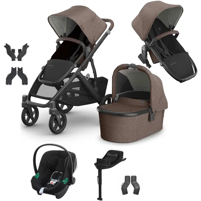 Uppababy Vista V3 Duo Cybex Travel System In Owen 1