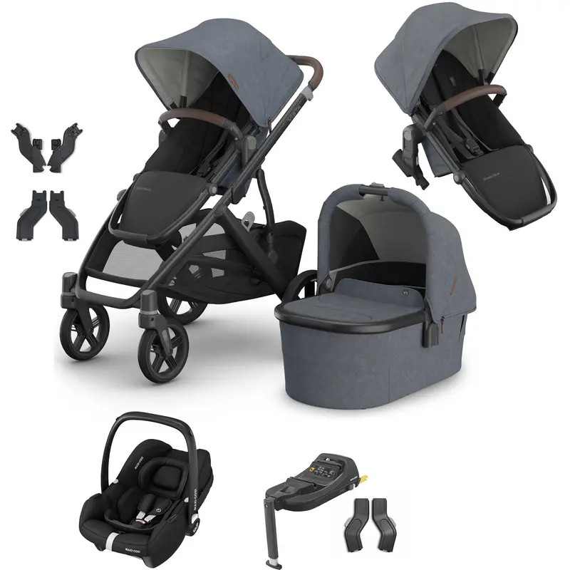 Uppababy Vista V3 Duo Maxi-Cosi Travel System In Julian 1