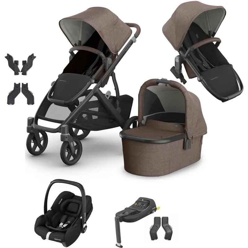 Uppababy Vista V3 Duo Maxi-Cosi Travel System In Owen 1