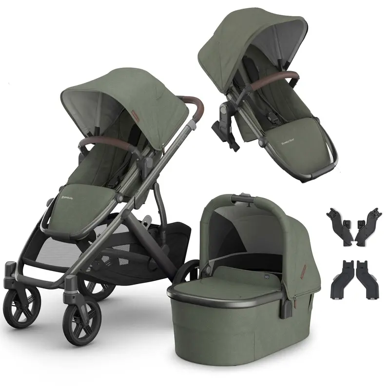 Uppababy Vista V3 Duo Pram In Evelyn 1