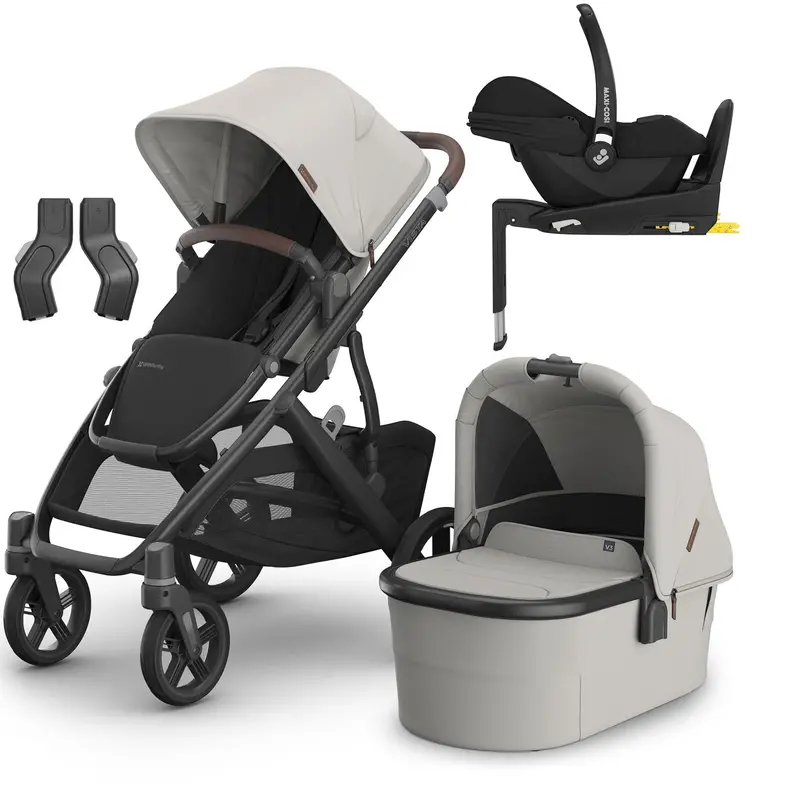 Uppababy Vista V3 Maxi-Cosi Travel System In Savannah 1