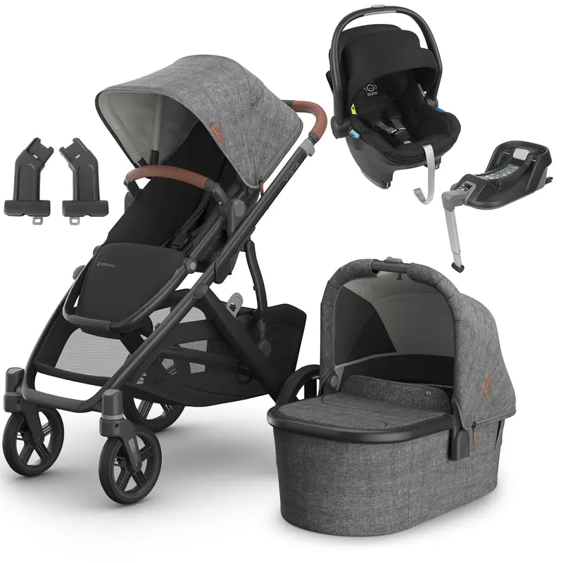 Uppababy Vista V3 Mesa & Base Travel System In Greyson 1