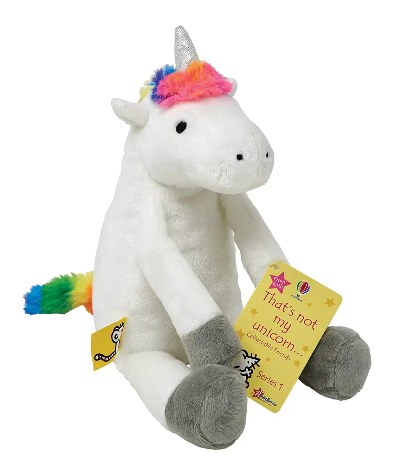 Usborne That's Not My Unicorn Soft Toy White Mix 1