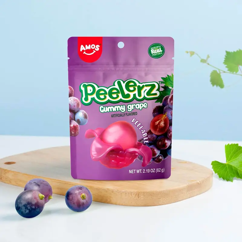 Uva, Gomitas Pelables, Peelerz, 62 Gr 1