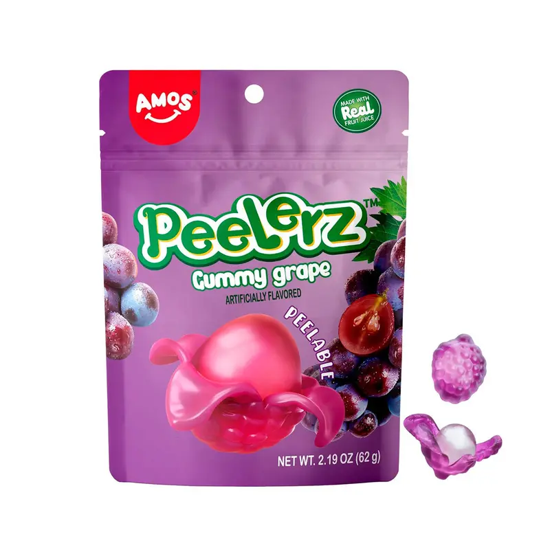 Uva, Gomitas Pelables, Peelerz, 62 Gr 2