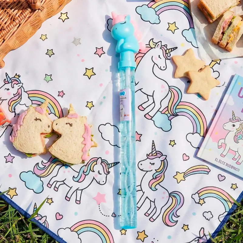 Vara De Burbujas, Unicornio, Color Azul 1