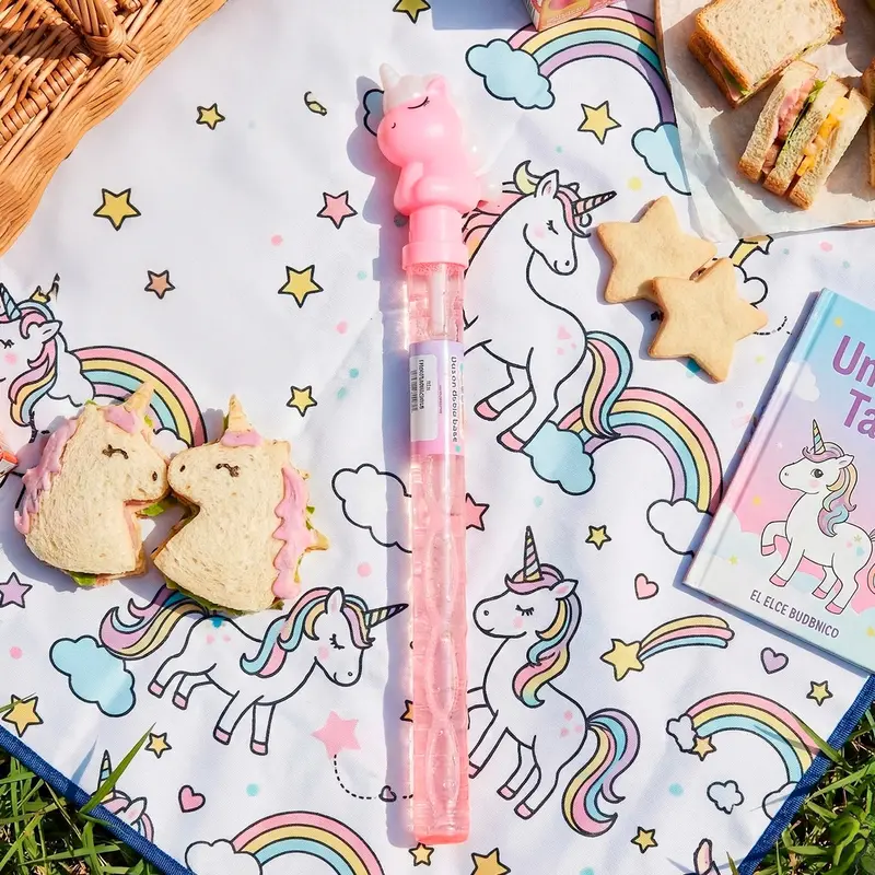 Vara De Burbujas, Unicornio, Color Rosa 1