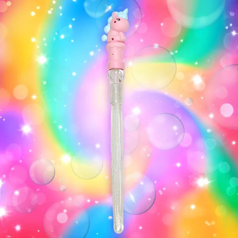 Vara De Burbujas, Unicornio, Color Rosa 2