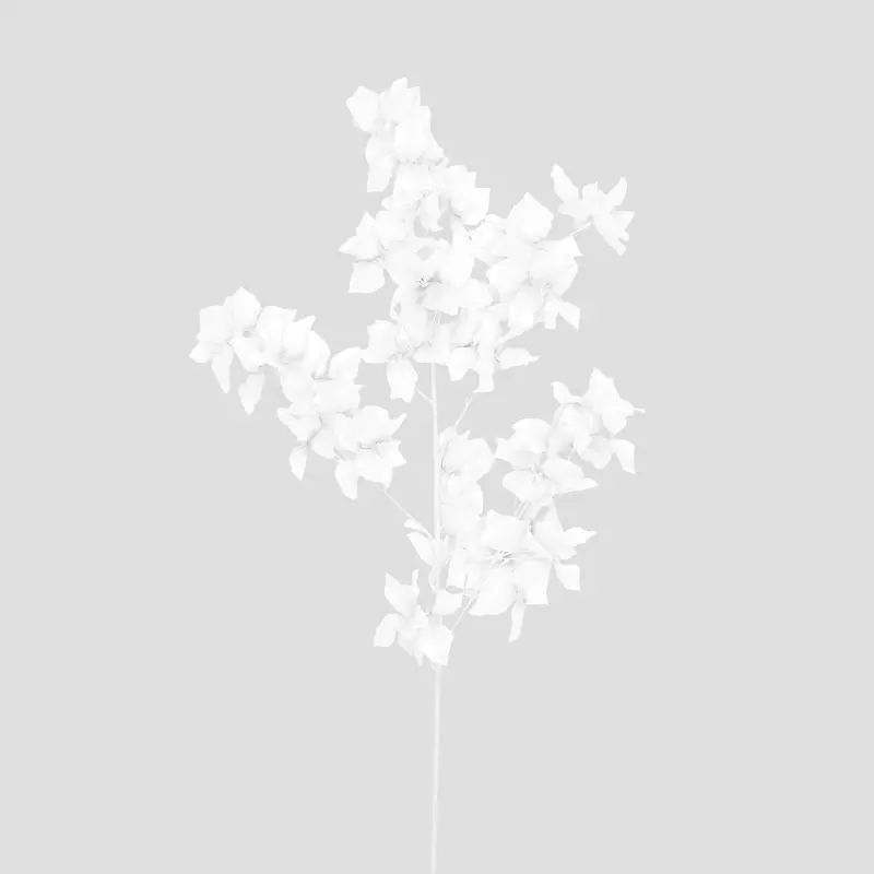 Vara De Flor Artificial Decorativa, Color Blanco 2