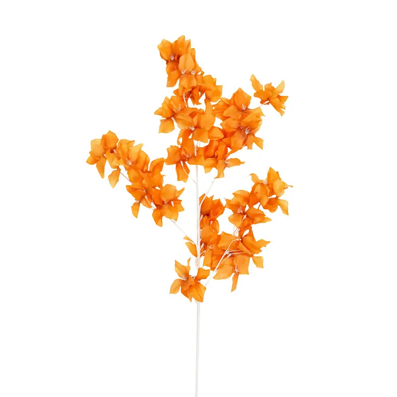 Vara De Flor Artificial Decorativa, Color Naranja 2