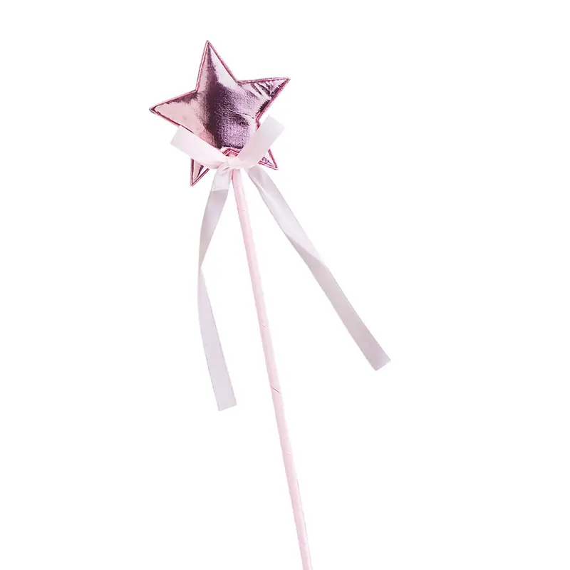 Varita De Princesa, Forma Estrella, Color Rosa 2