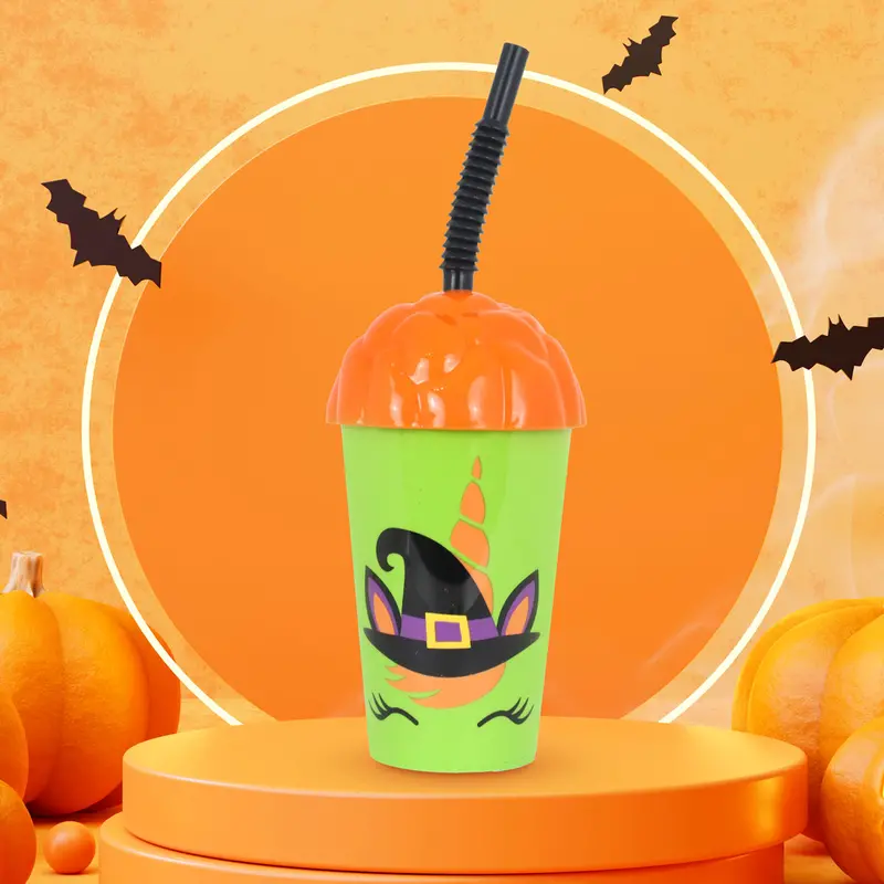Vaso Con Diseño De Cerebro Para Halloween 1