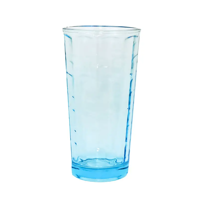 Vaso Cristal Transparente, Color Azul, Libbey, 318 Ml 2
