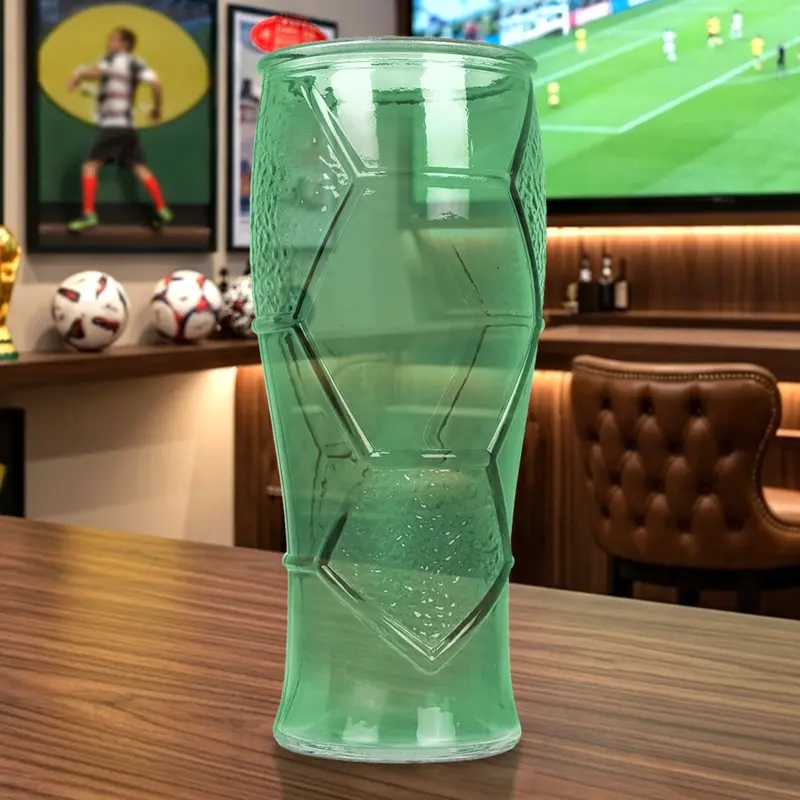 Vaso De Cristal Mundialero, Color Verde 1