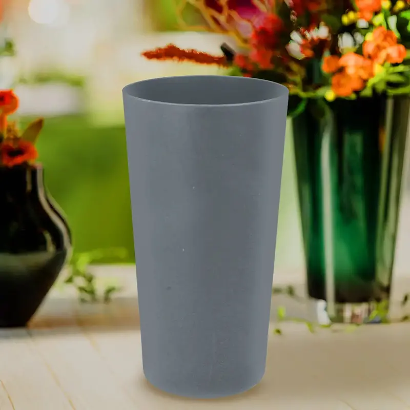 Vaso De Plástico, Color Gris, 800 Ml 1