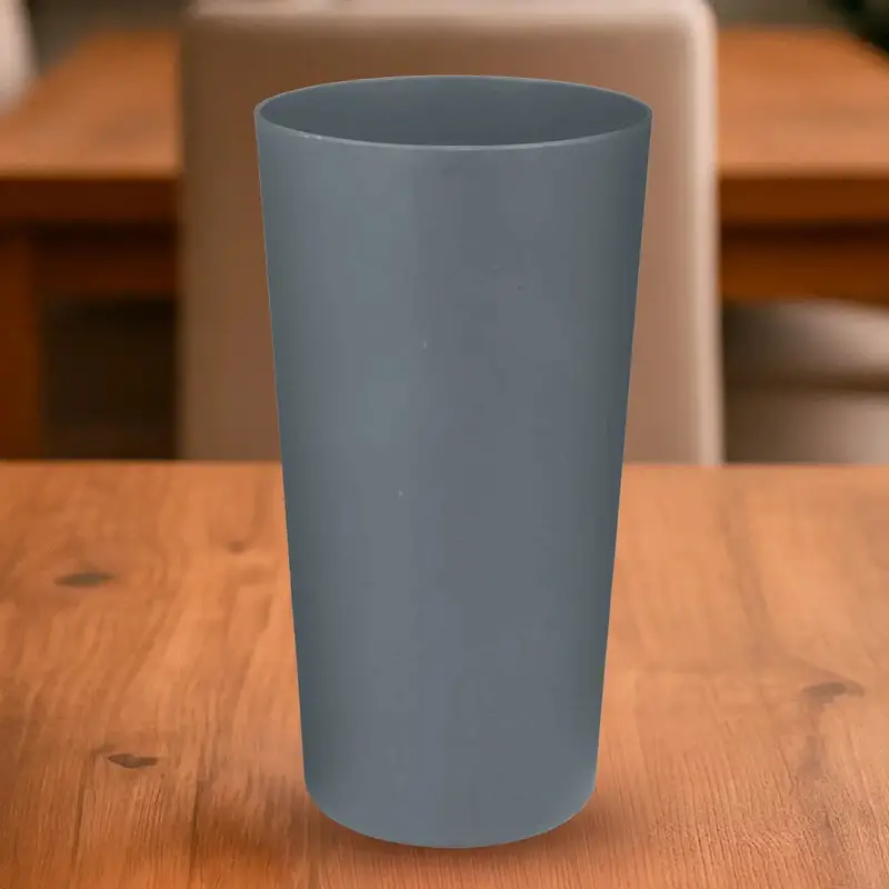 Vaso De Plástico, Color Gris, 800 Ml 2
