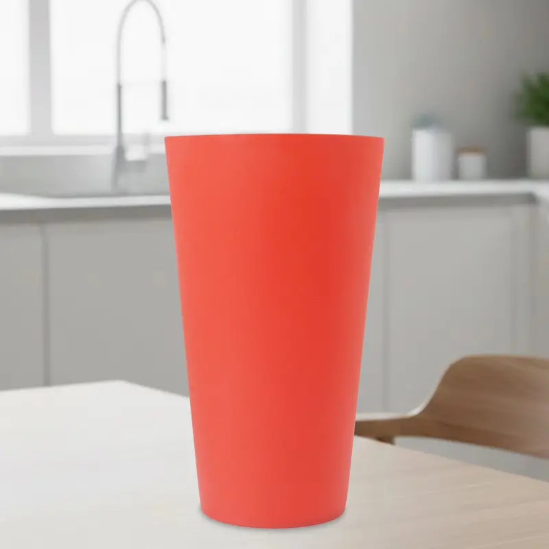 Vaso De Plástico, Color Narajna, 850 Ml 1