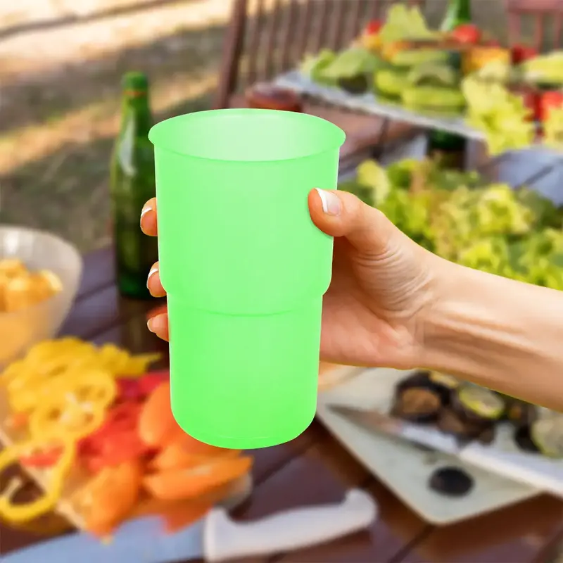 Vaso De Plástico, Color Verde, Inkanto 2
