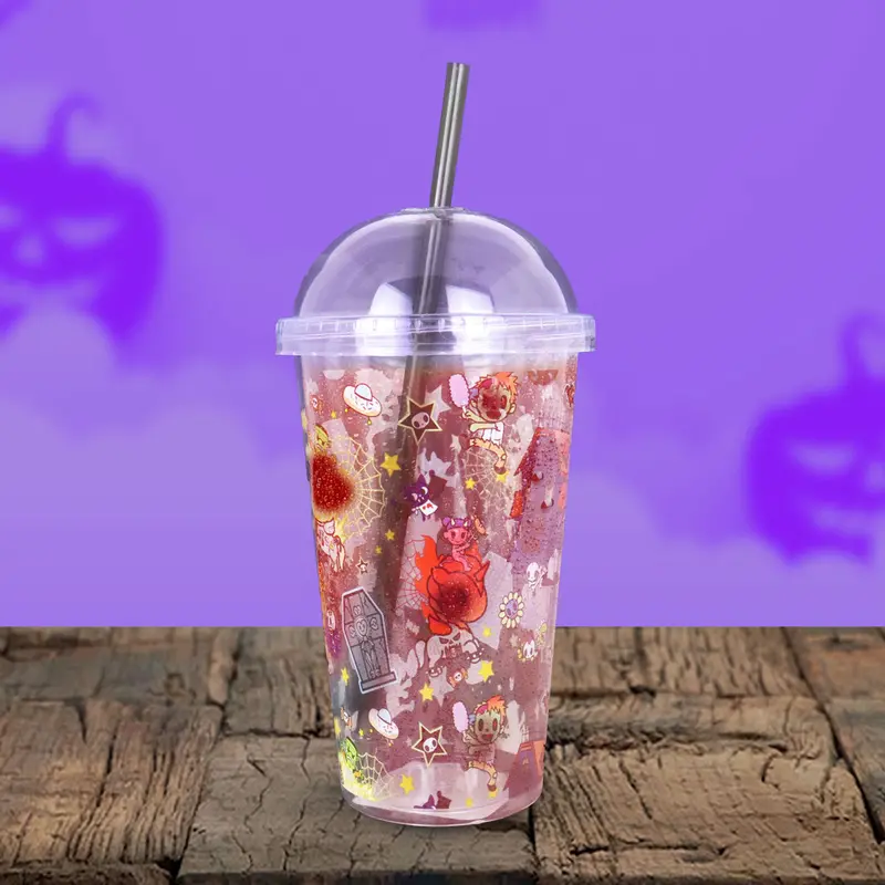 Vaso De Plástico Con Diseño De Casa Embrujada, Tokidoki 1