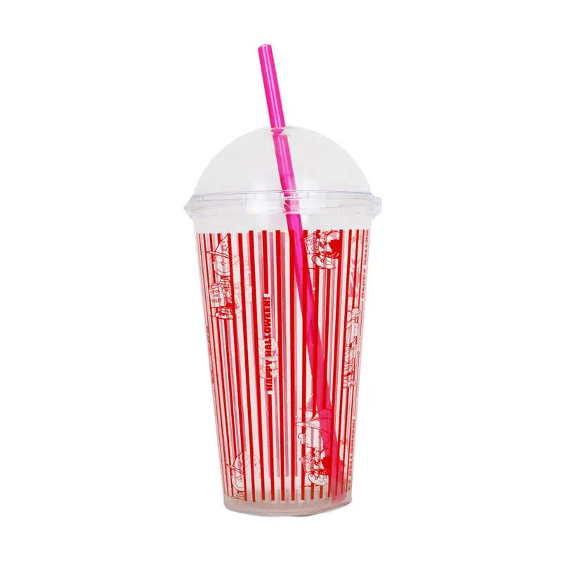 Vaso De Plástico Con Diseño De Rayas, Peanuts 2