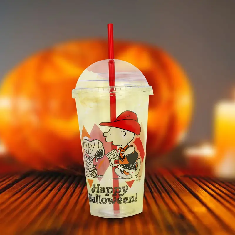 Vaso De Plástico Con Diseño De Rombos, Peanuts 1