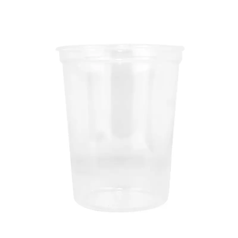 Vaso De Plástico Con Tapa, Transparente, 10 Pzas, 940 Ml 2