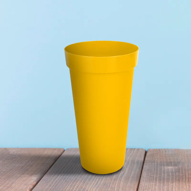 Vaso De Plástico Inkanto Color Amarillo 1