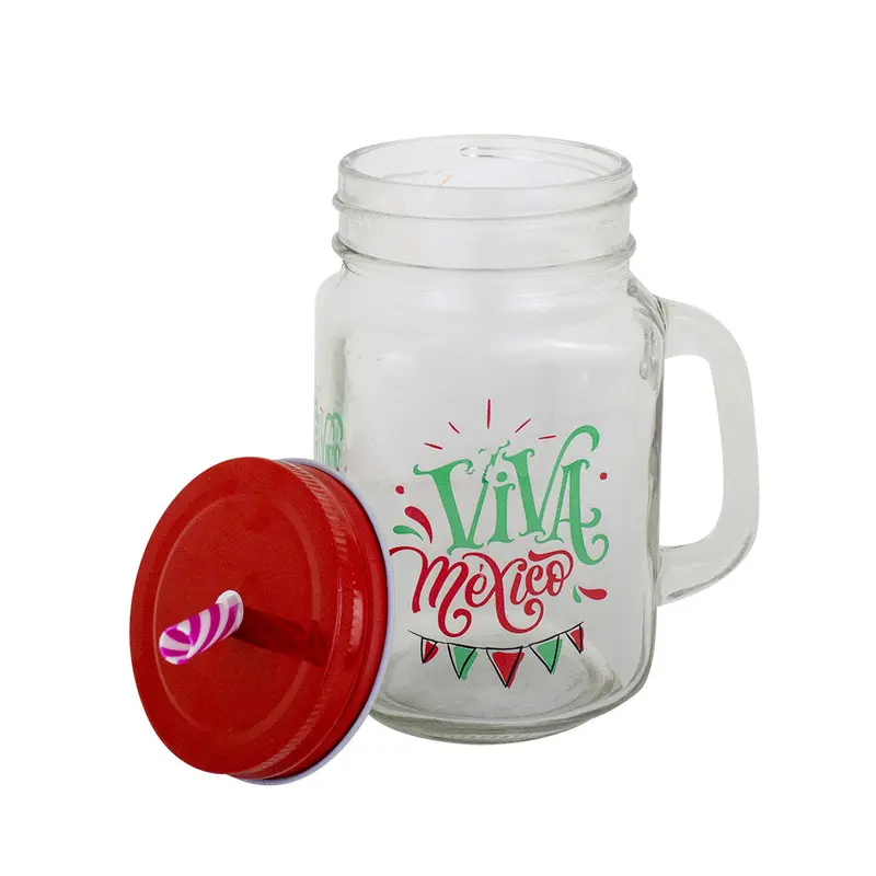 Vaso De Vidrio Con Tapa 2