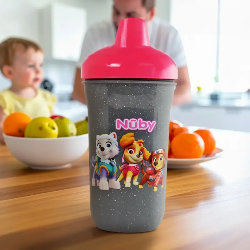 Vaso Entrenador Antiderrames Nuby, Glitter, Paw Patrol 1