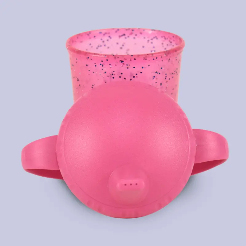 Vaso Nuby Sparks De Flujo Libre Con Boquilla Rígida, Rosa 2