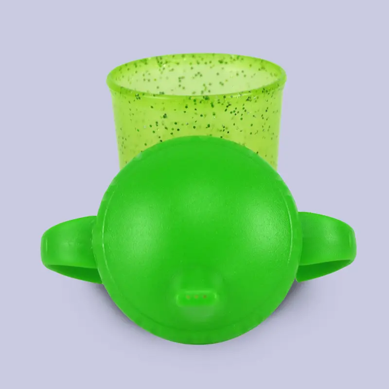 Vaso Nuby Sparks De Flujo Libre Con Boquilla Rígida, Verde 2