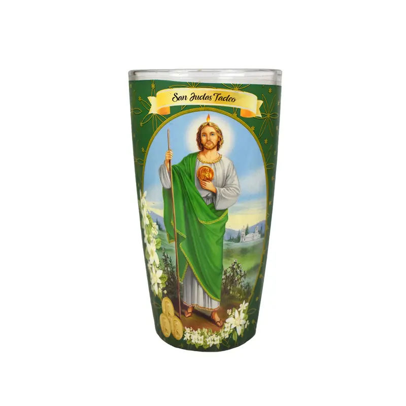 Vaso Religioso Con Figura De San Judas Tadeo 2
