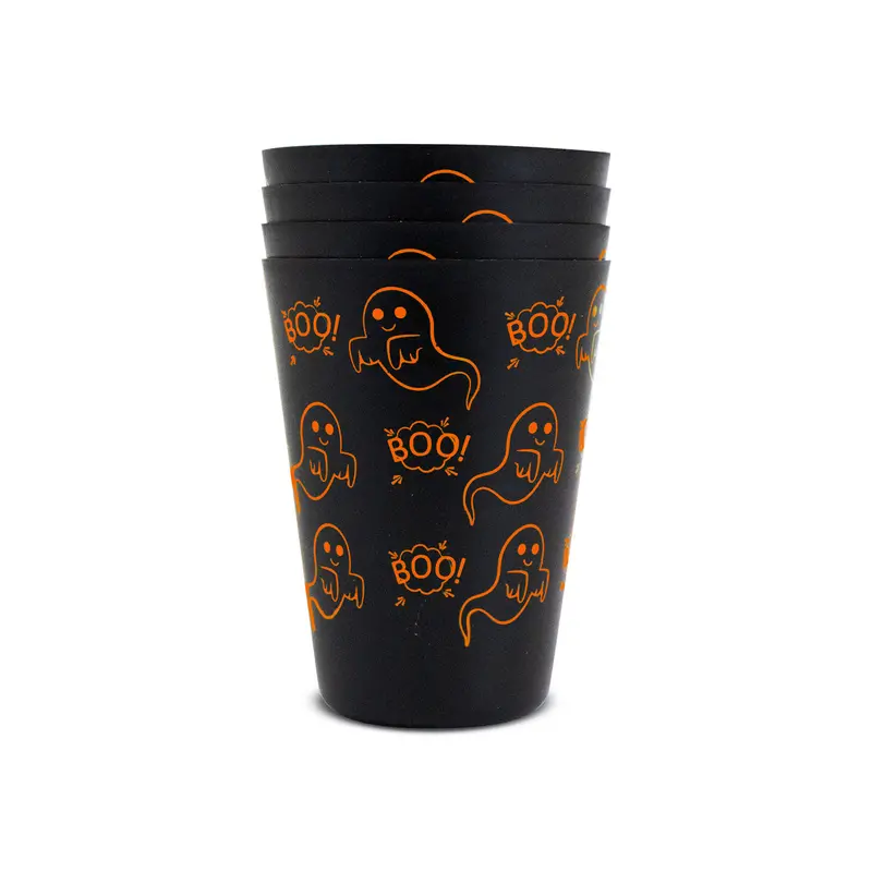 Vasos Con Diseño De Fantasmas 4 Piezas 2
